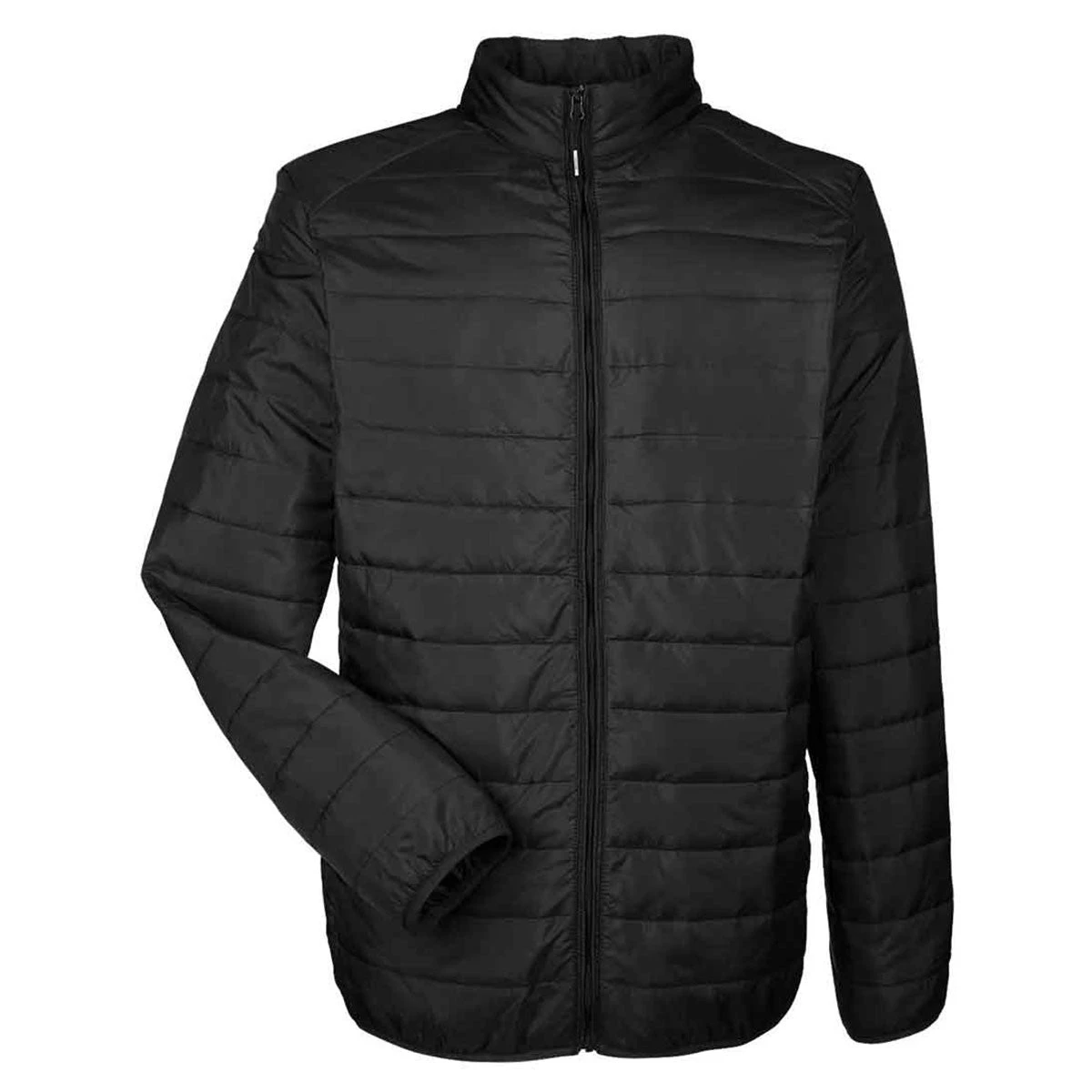 Core 365 Men's Black Prevail Packable Puffer 1 Core 365 Men's Black Prevail Packable Puffer