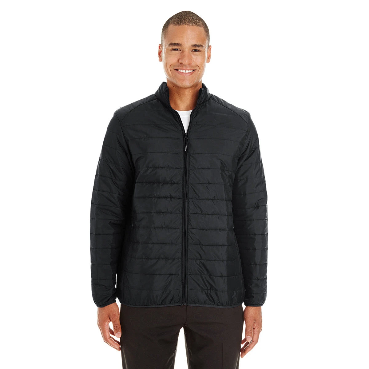 Core 365 Men's Black Prevail Packable Puffer 2 Core 365 Men's Black Prevail Packable Puffer - Image 2