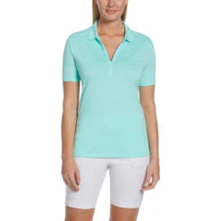Callaway Women's Aruba Blue Broken Stripe Polo