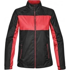 Stormtech Women's Black/Sport Red Cyclone Shell