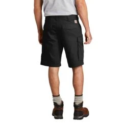 Carhartt Men's Black Rugged Flex Rigby Cargo Short 8 Carhartt Men's Black Rugged Flex Rigby Cargo Short -Best Clothing Shop CT103542 Black HTB