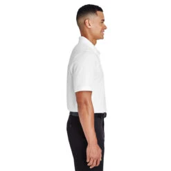 Devon & Jones Men's White CrownLux Performance Polo -Best Clothing Shop DG20 White HTS