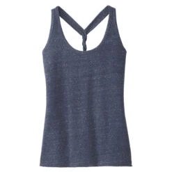 District Women's Navy/Royal Cosmic Cosmic Twist Back Tank