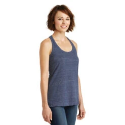District Women's Navy/Royal Cosmic Cosmic Twist Back Tank -Best Clothing Shop DM466 Navy Royal Cosmic HTS