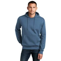 District Men's Maritime Blue Perfect Weight Fleece Hoodie 7 District Men's Maritime Blue Perfect Weight Fleece Hoodie -Best Clothing Shop DT1101 Maritime Blue HTF