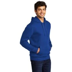 District Men's Deep Royal V.I.T. Fleece Hoodie -Best Clothing Shop DT6100 Deep Royal HTS