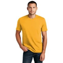 District Men's Maize Yellow Re-Tee 7 District Men's Maize Yellow Re-Tee -Best Clothing Shop DT8000 Maize Yellow HTF