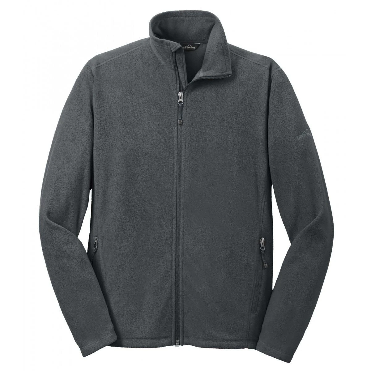 Eddie Bauer Men's Grey Steel Full-Zip Microfleece Jacket 1 Eddie Bauer Men's Grey Steel Full-Zip Microfleece Jacket