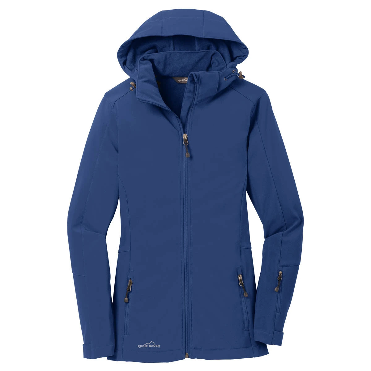 Eddie Bauer Women's Admiral Blue Hooded Softshell Parka 1 Eddie Bauer Women's Admiral Blue Hooded Softshell Parka