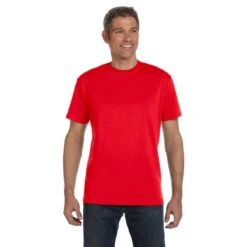 Econscious Men's Red Pepper Organic Cotton Classic Short-Sleeve T-Shirt