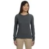 Econscious Women's Charcoal Organic Cotton Classic Long-Sleeve T-Shirt