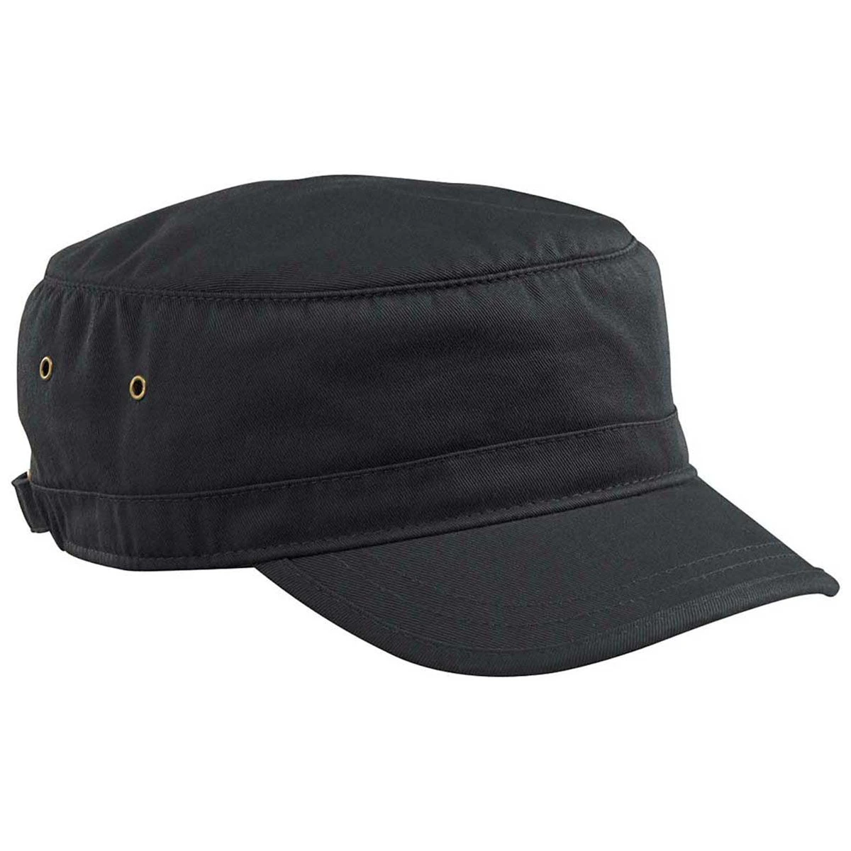 Econscious Black Organic Cotton Twill Corps Hat 1 Econscious Black Organic Cotton Twill Corps Hat