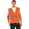 OccuNomix Orange 5 Pt. Break-Away Mesh Vest
