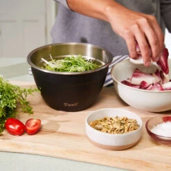 S'well Onyx 64oz Salad Bowl Kit 7 S'well Onyx 64oz Salad Bowl Kit -Best Clothing Shop F21 SaladBowl 278 2