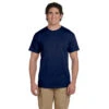 Gildan Men's Navy Ultra Cotton 6 Oz. T-Shirt
