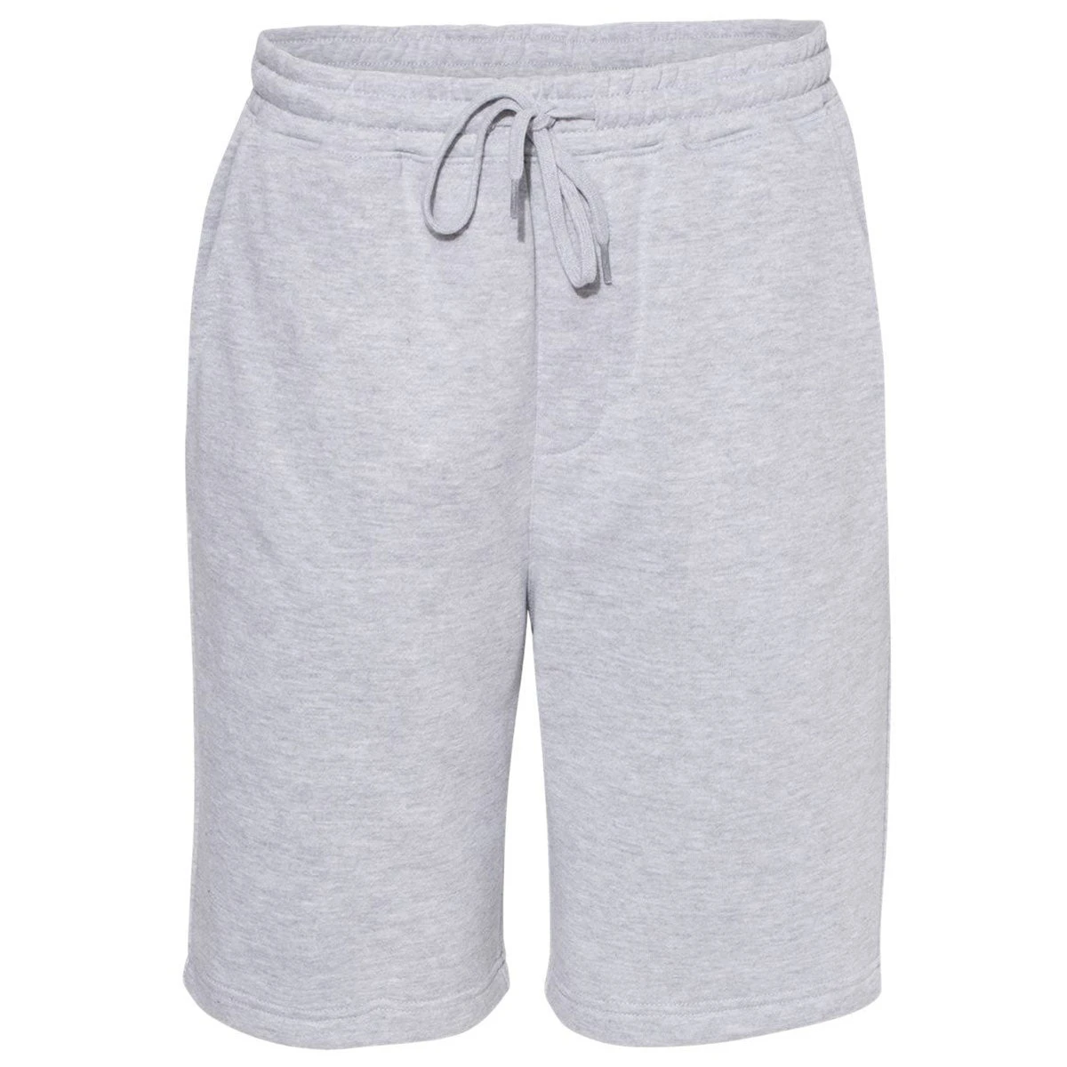 Independent Trading Co. Men's Grey Heather Midweight Fleece Short 1 Independent Trading Co. Men's Grey Heather Midweight Fleece Short