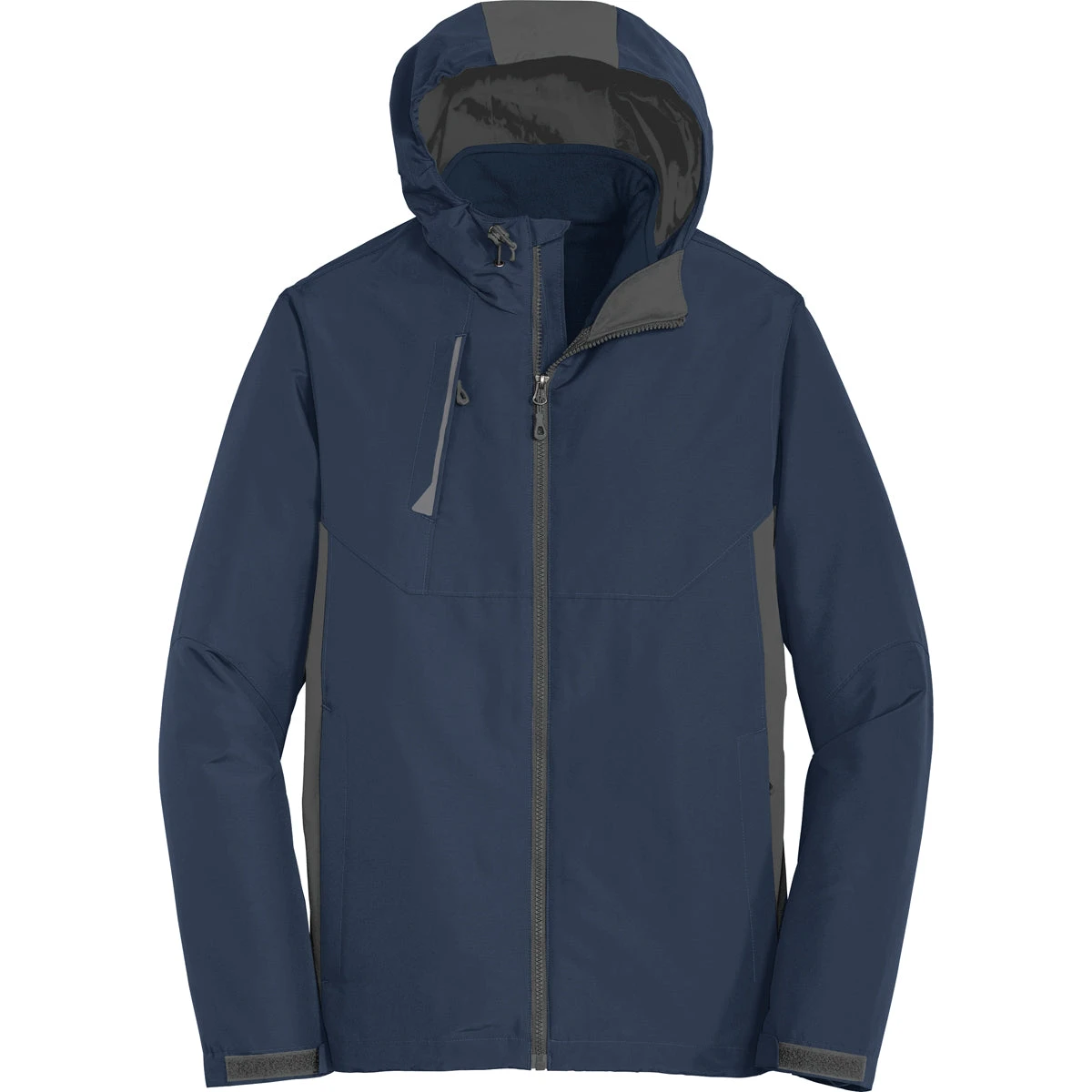 Port Authority Men's Dress Blue Navy/Grey Steel Merge 3-in-1 Jacket 1 Port Authority Men's Dress Blue Navy/Grey Steel Merge 3-in-1 Jacket