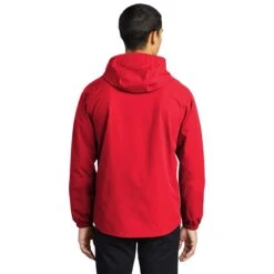 Port Authority Men's Deep Red Essential Rain Jacket -Best Clothing Shop J407 Deep Red HTB