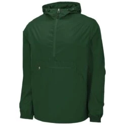 Sport-Tek Men's Forest Green Packable Anorak 8 Sport-Tek Men's Forest Green Packable Anorak -Best Clothing Shop JST66 Forest Green S