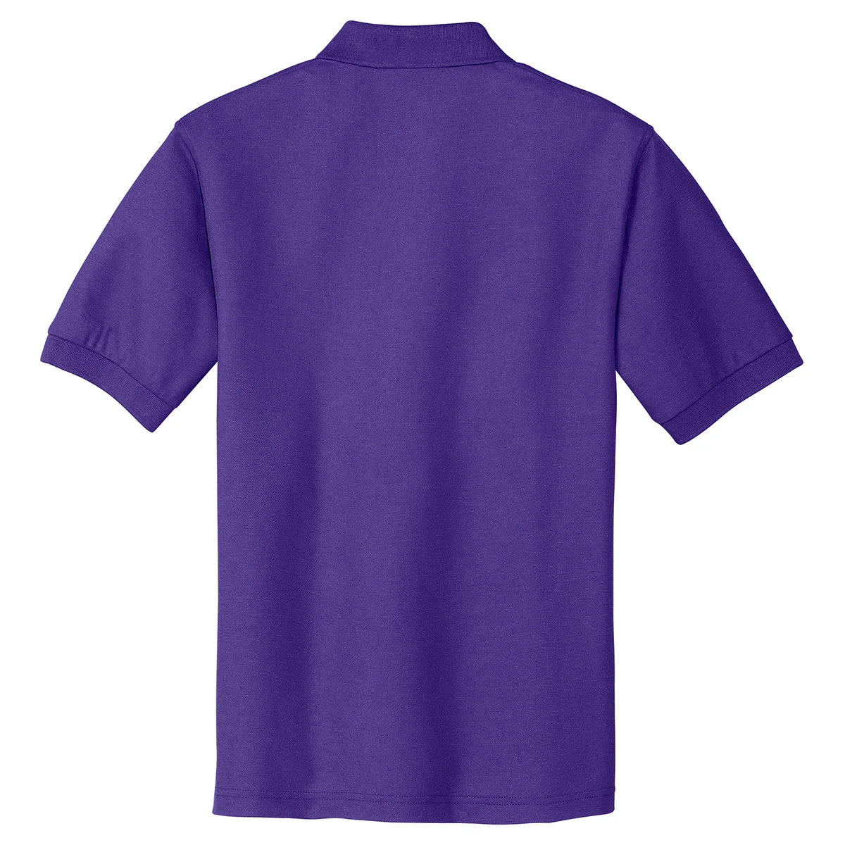 Port Authority Men's Purple Extended Size Silk Touch Polo 2 Port Authority Men's Purple Extended Size Silk Touch Polo - Image 2