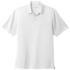 Port Authority Men's White UV Choice Pique Polo