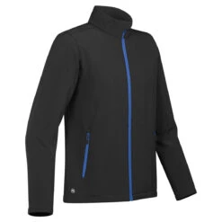 Stormtech Men's Black/Azure Blue Orbiter Softshell -Best Clothing Shop KSB 1 Black Azure Blue S 0c0d82a5 82aa 4c0f a5d0 1c6f540cba05
