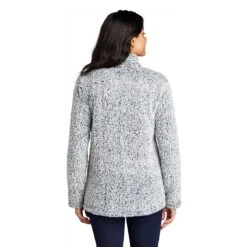 Port Authority Women's Navy Heather Cozy 1/4 Zip Fleece -Best Clothing Shop L130 Navy Hthr HTB