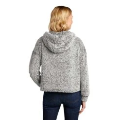 Port Authority Women's Grey Heather Cozy Fleece Hoodie -Best Clothing Shop L132 Grey Heather HTB