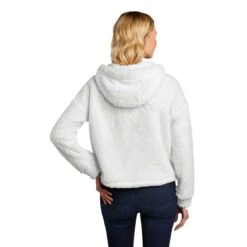 Port Authority Women's Marshmallow Cozy Fleece Hoodie -Best Clothing Shop L132 Marshmallow HTB