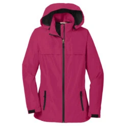 Port Authority Women's Dark Fuchsia Torrent Waterproof Jacket