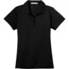 Port Authority Women's Black Tech Pique Polo