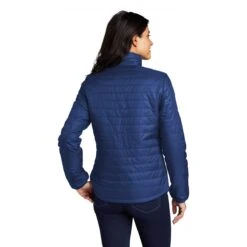 Port Authority Women's Cobalt Blue Packable Puffy Jacket -Best Clothing Shop L850 Cobalt Blue HTB