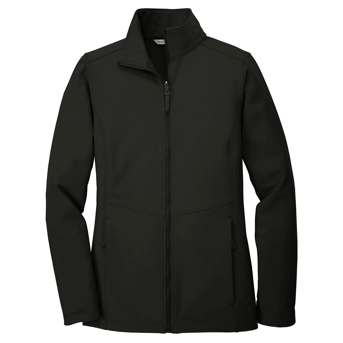 Port Authority Women's Deep Black Collective Soft Shell Jacket 1 Port Authority Women's Deep Black Collective Soft Shell Jacket