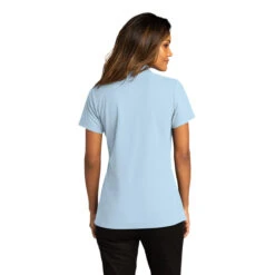 Port Authority Women's Cloud Blue SuperPro React Polo -Best Clothing Shop LK810 Cloud Blue HTB
