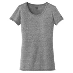 New Era Women's Shadow Grey Tri-Blend Performance Scoop Tee