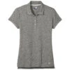 New Era Women's Shadow Grey Twist Slub Polo