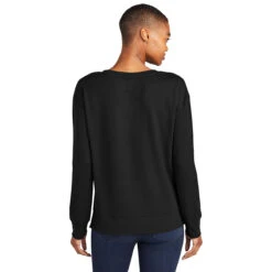 OGIO Women's Blacktop Luuma Flex Long Sleeve V-Neck -Best Clothing Shop LOG825 Blacktop HTB