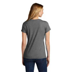 Port & Company Women's Graphite Heather Tri-Blend V-Neck Tee -Best Clothing Shop LPC330V Graphite Heather HTB