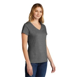 Port & Company Women's Graphite Heather Tri-Blend V-Neck Tee -Best Clothing Shop LPC330V Graphite Heather HTS