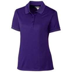 Clique Women's College Purple Oslo Pique Polo