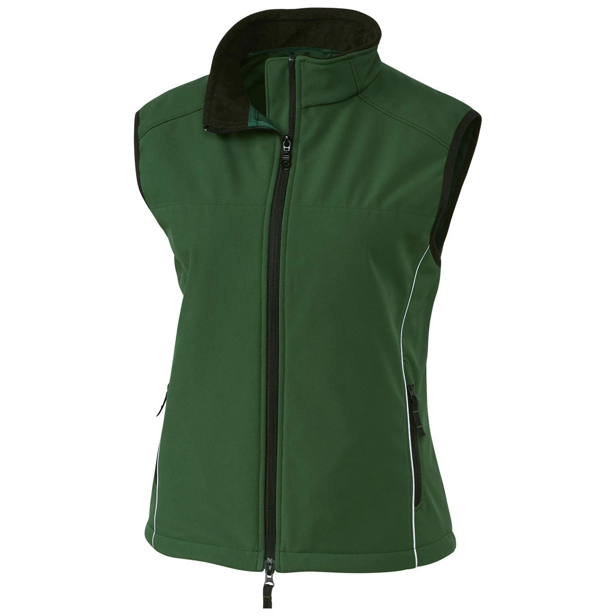 Clique Women's Bottle Green Softshell Vest 1 Clique Women's Bottle Green Softshell Vest