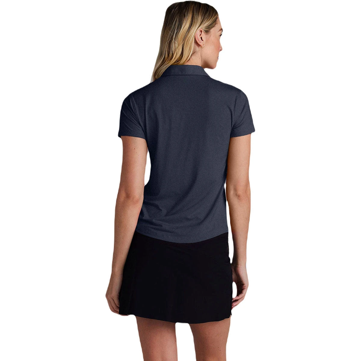 Greyson Women's Dark Grey Heather Scarlett Polo 2 Greyson Women's Dark Grey Heather Scarlett Polo - Image 2