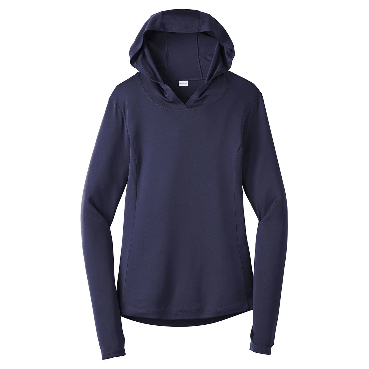 Sport-Tek Women's True Navy PosiCharge Competitor Hooded Pullover 1 Sport-Tek Women's True Navy PosiCharge Competitor Hooded Pullover