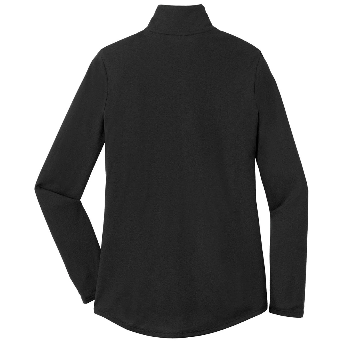 Sport-Tek Women's Black Triad Solid PosiCharge Tri-Blend Wicking 1/4-Zip Pullover 2 Sport-Tek Women's Black Triad Solid PosiCharge Tri-Blend Wicking 1/4-Zip Pullover - Image 2