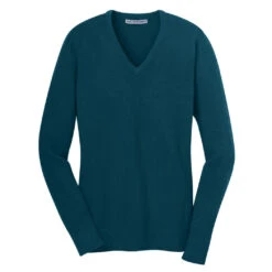 Port Authority Women's Moroccan Blue V-Neck Sweater