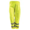 OccuNomix Women's Yellow Classic Breathable Rain Pant