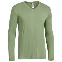 Expert Men's Meadow American Moca V-Neck Long Sleeve Tee
