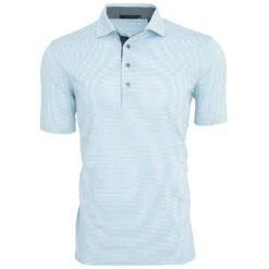 Greyson Men's Wolf Blue Saranac Polo