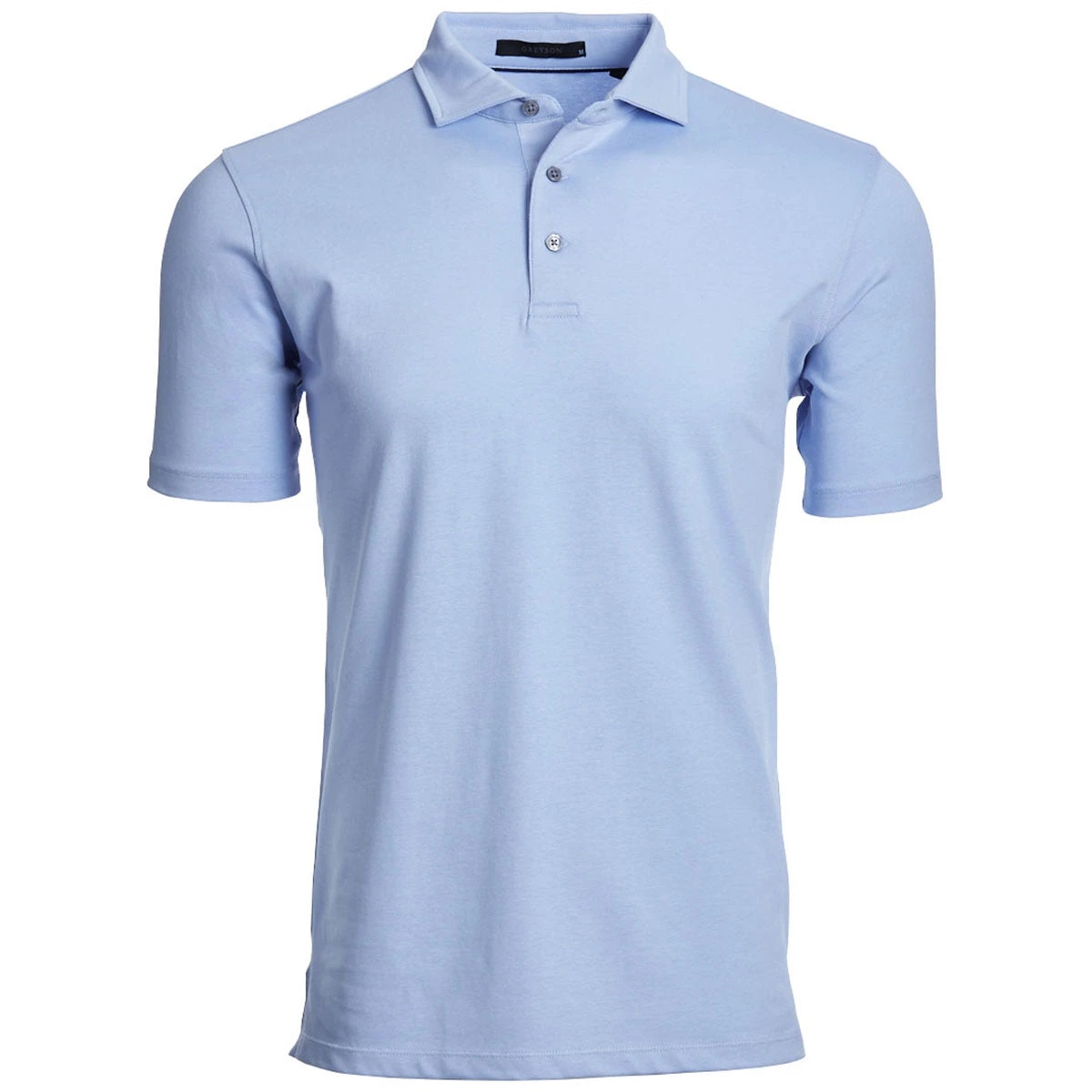 Greyson Men's Wolf Blue Omaha Polo 1 Greyson Men's Wolf Blue Omaha Polo
