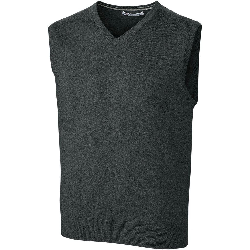 Cutter & Buck Men's Charcoal Lakemont Vest 1 Cutter & Buck Men's Charcoal Lakemont Vest